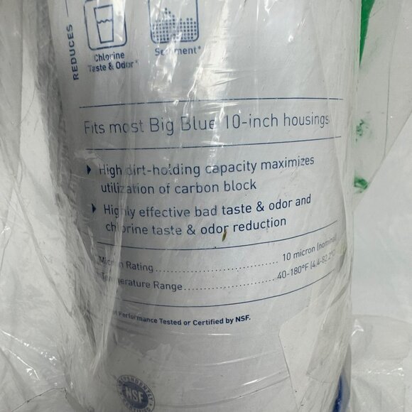 Pentair Whole House Carbon Block Water Filter Cartridge EPM-BB 10 Micron NEW - Picture 3 of 4